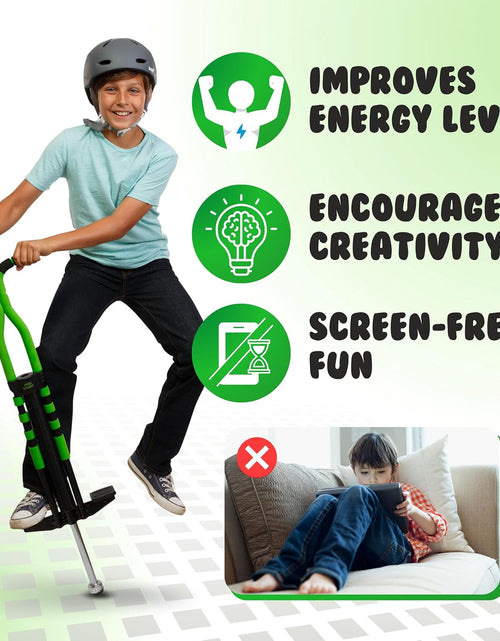 Load image into Gallery viewer, Pogo Stick for Kids - Pogo Sticks for Ages 9 and Up, 80 to 160 Lbs - Pro Sport Edition, Quality, Easy Grip, Pogostick for Hours of Wholesome Fun
