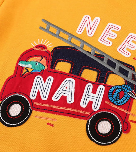 2 Pack Toddler Boys Sweatshirts Patterned Long Sleeve Pullover Crewneck Tops Shirts