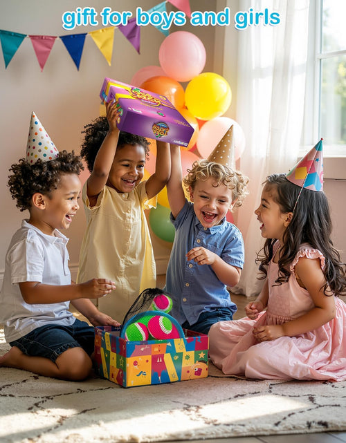 Load image into Gallery viewer, Kids Toys Toss and Catch Game Set, Ball Sports Games with 4 Paddles 4 Balls and 1 Storage Bag, Classic Outdoor Games, Beach Games, Yard Games Suitable for Kids Gift Ideal (Blue)
