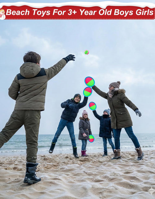 Load image into Gallery viewer, Kids Toys Toss and Catch Game Set, Ball Sports Games with 4 Paddles 4 Balls and 1 Storage Bag, Classic Outdoor Games, Beach Games, Yard Games Suitable for Kids Gift Ideal (Blue)
