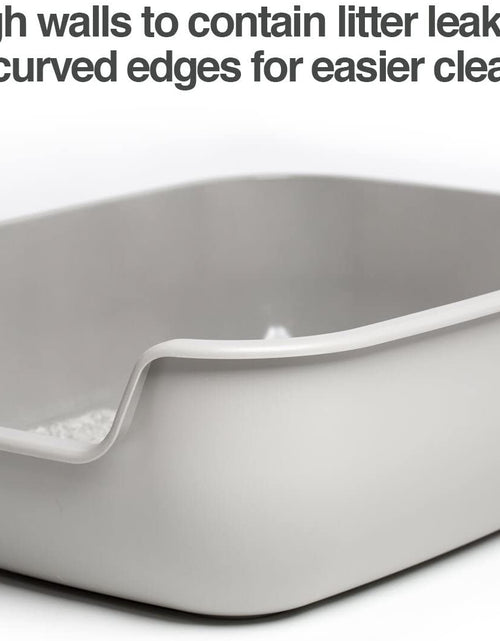 Load image into Gallery viewer, Betterbox Cat Litter Box, Non-Stick Large Litter Box (Kitty Litter Box-Pet Safe Non-Stick Coating for Easy Cleaning of Cat Litter) Litter Pans Made of Stronger ABS Plastic Single or Two Pack
