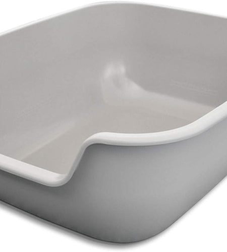 Betterbox Cat Litter Box, Non-Stick Large Litter Box (Kitty Litter Box-Pet Safe Non-Stick Coating for Easy Cleaning of Cat Litter) Litter Pans Made of Stronger ABS Plastic Single or Two Pack