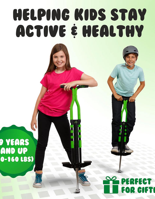 Load image into Gallery viewer, Pogo Stick for Kids - Pogo Sticks for Ages 9 and Up, 80 to 160 Lbs - Pro Sport Edition, Quality, Easy Grip, Pogostick for Hours of Wholesome Fun
