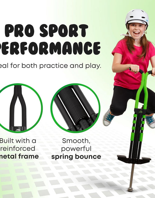 Load image into Gallery viewer, Pogo Stick for Kids - Pogo Sticks for Ages 9 and Up, 80 to 160 Lbs - Pro Sport Edition, Quality, Easy Grip, Pogostick for Hours of Wholesome Fun
