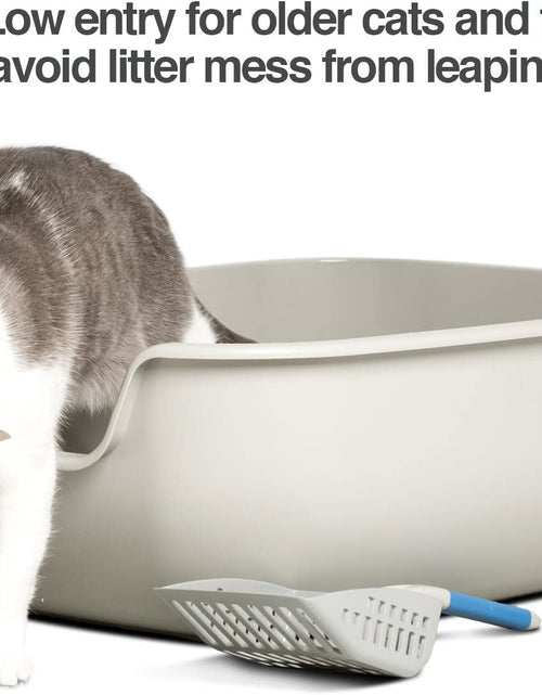 Load image into Gallery viewer, Betterbox Cat Litter Box, Non-Stick Large Litter Box (Kitty Litter Box-Pet Safe Non-Stick Coating for Easy Cleaning of Cat Litter) Litter Pans Made of Stronger ABS Plastic Single or Two Pack

