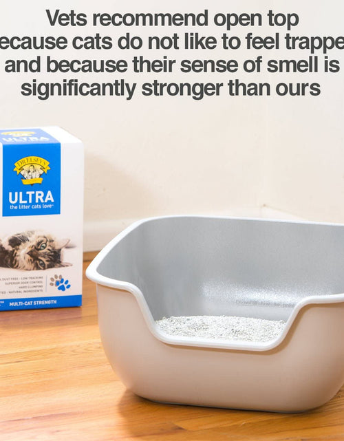 Load image into Gallery viewer, Betterbox Cat Litter Box, Non-Stick Large Litter Box (Kitty Litter Box-Pet Safe Non-Stick Coating for Easy Cleaning of Cat Litter) Litter Pans Made of Stronger ABS Plastic Single or Two Pack
