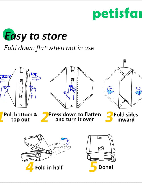 Load image into Gallery viewer, Large Portable Cat Travel Litter Box with Zipperd Top for Medium, Large or Multiple Cats. Odor Control, Leak-Proof, Lightweight for Easy Carry, Easy Storage, Easy to Clean
